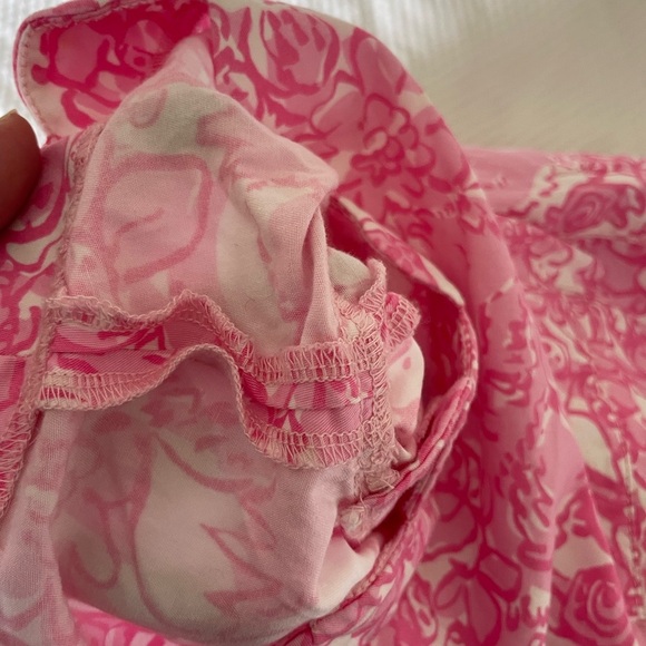 Lilly Pulitzer Pink Floral The Buttercup shorts - Picture 10 of 12